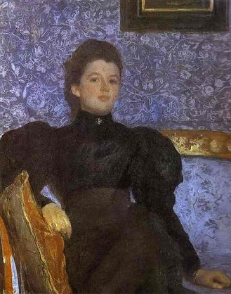 Countess Varvara Musina-Pushkina, 1895 (Valentin Serov) (1865-1911)  Russian Museum, St. Petersburg    
