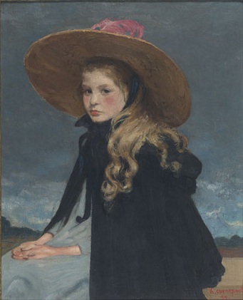 Henriette au grand chapeau, 1899 (Henri Evenepoel) (1872-1899) Koninklijke Musea voor Schone Kunsten van België    