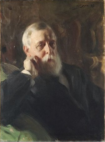 Joseph Randolph Coolidge, 1899 (Anders Zorn) (1860-1920)  Fogg Museum of Art, Harvard University, Cambridge, MA,   H663 