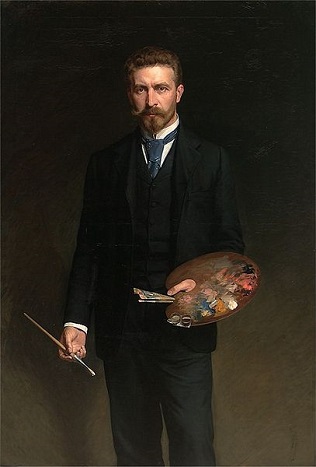 Self-Portrait, 1895 (Kasimir Pochwalski) (1855-1940) Muzeum Narodowe w Warszawie   