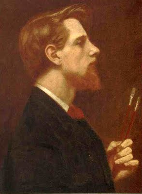 Self-Portrait, ca. 1890 (Thomas Cooper Gotch) (1854-1931)  Location TBD  