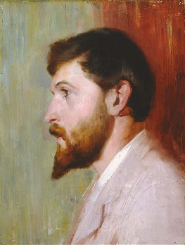 Sir Arthur Ernest Streeton, 1891 (Tom Roberts) (1856-1931)  Art Gallery of New South Wales, Sydney 