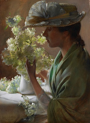 The Artists Wife, 1890 (Charles Courtney Curran) (1861-1942)   Birmingham Museum of Art, AL