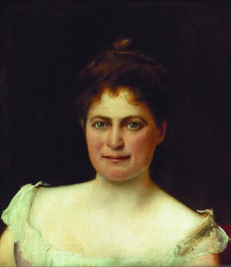 The Artists Wife, 1890 (Mihály Munkácsy) (1844-1900)  Private Collection   