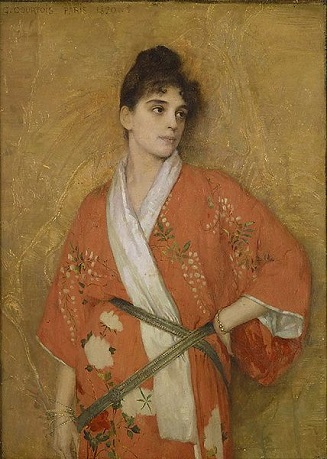 A Young Woman, 1890 (Gustave-Claude-Etienne Courtois) (1852-1923)   Art Gallery of New South Wales, Sydney 