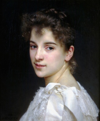  Gabrielle Cot, 1890  (William-Adolphe Bouguereau) (1825-1905) Location TBD  