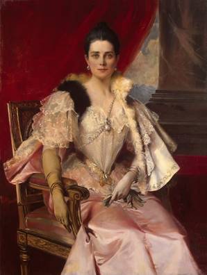 Princess Zinaida Nikolajevna Yusupova, 1894 (François Flameng) (1856-1923) The State Hermitage, St. Petersburg