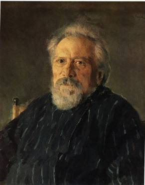 Nikolai Leskov, ca. 1894  (Valentin Serov) (1860-1920)   Location TBD