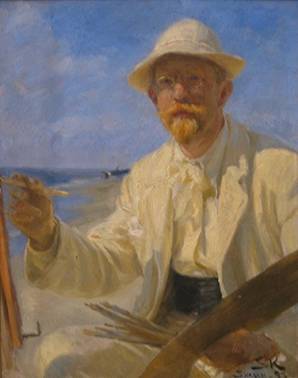 Self-Portrait, ca. 1897-1899 (Peder Severin Krøyer) (1851-1909) Den Hirschsprungske Samling, København    2004 