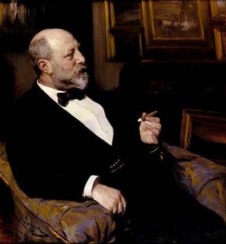 Heinrich Hirschsprung, ca. 1899 (P.S. Krøyer) (1851-1909) Den Hirschsprungske Samling, København    