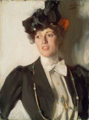 Martha Dana, later Mrs. William R. Mercer, 1899 (Anders Zorn) (1860-1920)    Museum of Fine Arts, Boston, MA    28.513 