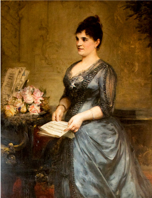 Marcella Sembrich, 1890  (Paul Meyerheim) (1842-1915)  The Sembrich Museum, Bolton Landing, NY