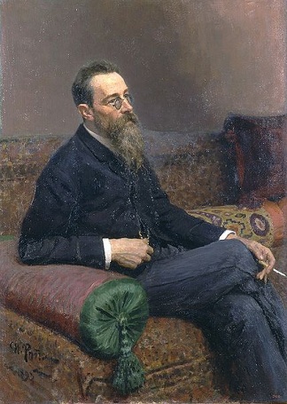 Nikolai Rimsky-Korsakov, 1893 (Ilya Repin) (1844-1930)  State Russian Museum, St. Petersburg 