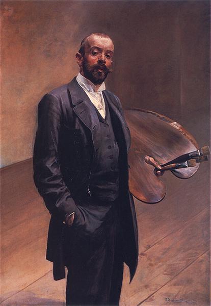 Self-Portrait, 1892 (Jacek Malczewski) (1854-1929)   Muzeum Narodowe w Warszawie