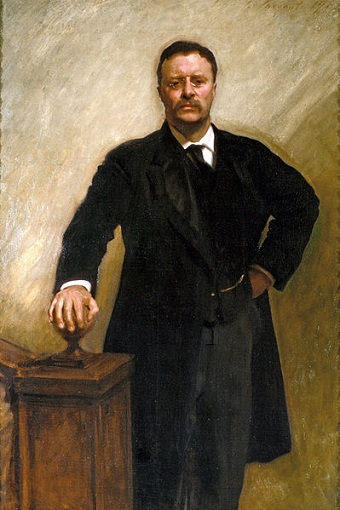 Theodore Roosevelt, President of the United States, 1903 (John Singer Sargent) (1856-1925)  White House Art Collection, Washington, D.C.   