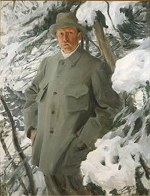 Bruno Liljefors, ca. 1906  (Anders Zorn) (1860-1920)   Location TBD