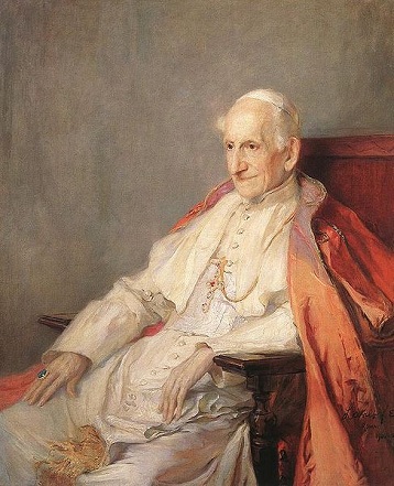 Pope Leo XIII, 1900 (Philip de László) (1869-1937)   Location TBD    