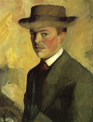Self-Portrait, 1909(August Macke) (1887-1914)   Kunstmuseum Bonn 