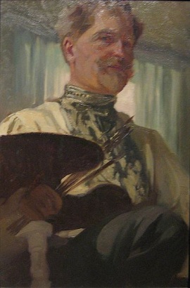 Self-Portrait, 1907 (Alfonse Mucha) (1860-1939)  Location TBD   