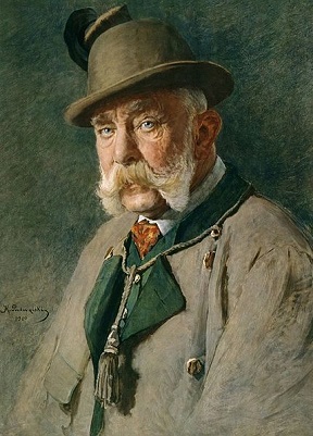 Franz Joseph of Austria, 1910 (Kasimierz Pochwalski) (1855-1940)  Location TBD 
