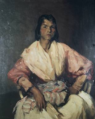 A Spanish Gypsy, ca. 1912  (Robert Henri) (1865-1929)    The Metropolitan Museum of Art, New York, NY     14.80 