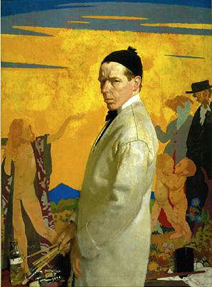 Self-Portrait, ca. 1913  (William Orpen) (1878-1931)    St. Louis Art Museum, MO 