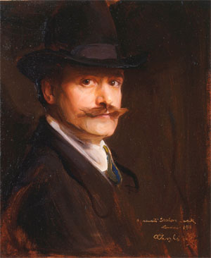 Self-Portrait, 1911 (Philip de László) (1869-1937)    Magyar Nemzeti Galéria, Budapest 