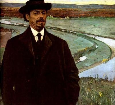 Self-Portrait, ca. 1915 (Mikhail Nesterov) (1862-1942)   Location TBD