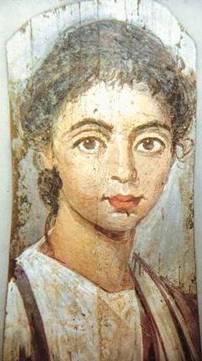 A Young Woman, er Rubayat, AD 150-200 (Berlin, Altes Museum, 31161.4)