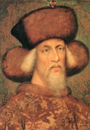 Emperor Sigismund of Luxembourg, Holy Roman Emperor, ca. 1433 (Pisanello) (1395-1455) Kunsthistorisches Museum, Wien