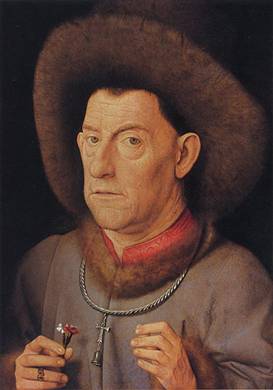 A Man from Garafano, ca. 1435 (Jan van Eyck) (1387-1441)  Location TBD 
