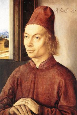 A Man, 1462  (Dieric Bouts the Elder)    (ca. 1410-ca. 1475)     The National Gallery, London         