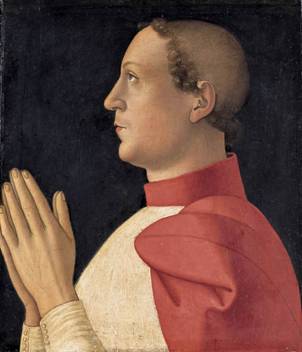 Cardinal Philippe de Levis, ca. 1475  (Antoniazzo Romano) (1430-1512) Private Collection               