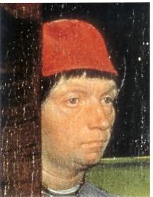 Self-Portrait, ca. 1480 (Hans Memling) from  Triptik von Sir John Donne at National Gallery, London