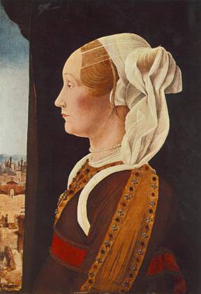 Ginevra Bentivoglio, ca. 1475-1485  (Ercole de Roberti) (1451-1496) National Gallery of Art, Washington D.C.
