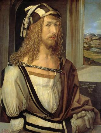 Self-Portrait, 1498 (Albrecht Dürer) (1471-1528) Museo Nacional del Prado, Madrid       P02179 