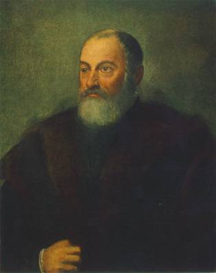 A Man,  ca. 1560  (Tintoretto) (1518-1594)       Szépművészeti Múzeum, Budapest         