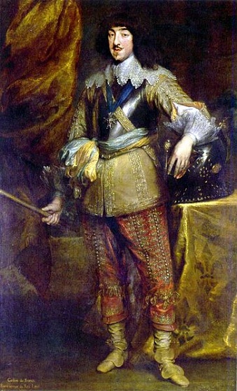 Gaston de France, Duke de Orleans, ca. 1634  (Sir Anthony van Dyck) (1599-1641)   Musée Condé, Chantilly PE 125  