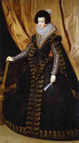 Queen Isabella, ca. 1632 (Diego Velázquez)  (1599-1660) Private Collection 
