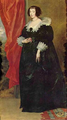 Marguerite of Lorraine, Duchess of Orleans,  ca. 1635  (Sir Anthony van Dyck) (1599-1641)  Galleria degli Uffizi, Firenze