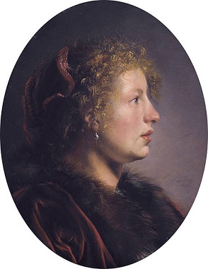 A Young Woman, 1636 (Salomon de Bray) (1597-1664)   Sothebys Sale  