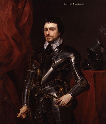 Thomas Wentworth, 1st Earl of Strafford, ca. 1633 (after Anthony van Dyck) (1599-1641)   National Portrait Gallery, London,  NPG 2960