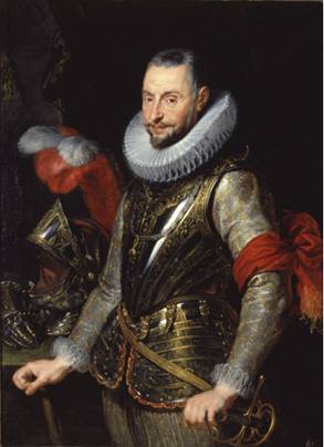 Marquis Ambroglio Spinola, ca. 1630 (school of Peter Paul Rubens) (1577-1640)   St. Louis art Museum, MO  33:1934 