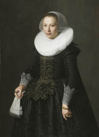 A Lady, ca. 1630  (Nicolaes Eliasz Pickenoy) (1585-1656) Detroit Institute of Arts, MI    21.214       