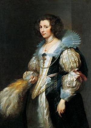 Marie Louise de Tassis, ca. 1630  (Anthony Van Dyck) (1599-1641)   Kunstmuseum Liechtenstein, Vaduz ?    LMVGE58       