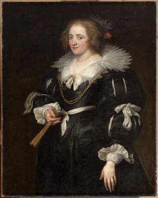 A Lady, ca. 1630-1632 (Anthony van Dyck) (1599-1641)   Kunsthistorisches Museum, Wien    GG_504      