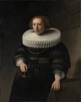 A Woman of the Van Beresteyn Family, 1632   (Rembrandt van Rijn) (1606-1669)    The Metropolitan Museum of Art, New York, NY 29.100.4       