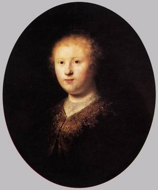 A Young Woman, ca. 1632   (Rembrandt van Rijn) (1606-1669)   Pinacoteca di Brera, Milano       