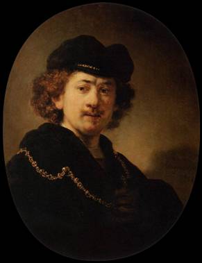 Self-Portrait with Toque, ca. 1633  (Rembrandt van Rijn)   (1606-1669)   Musée du Louvre, Paris 