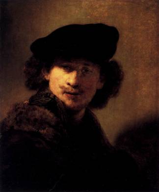 Self-Portrait, ca. 1634   (Rembrandt van Rijn)    (1606-1669)   Staatliche Museen zu Berlin   
